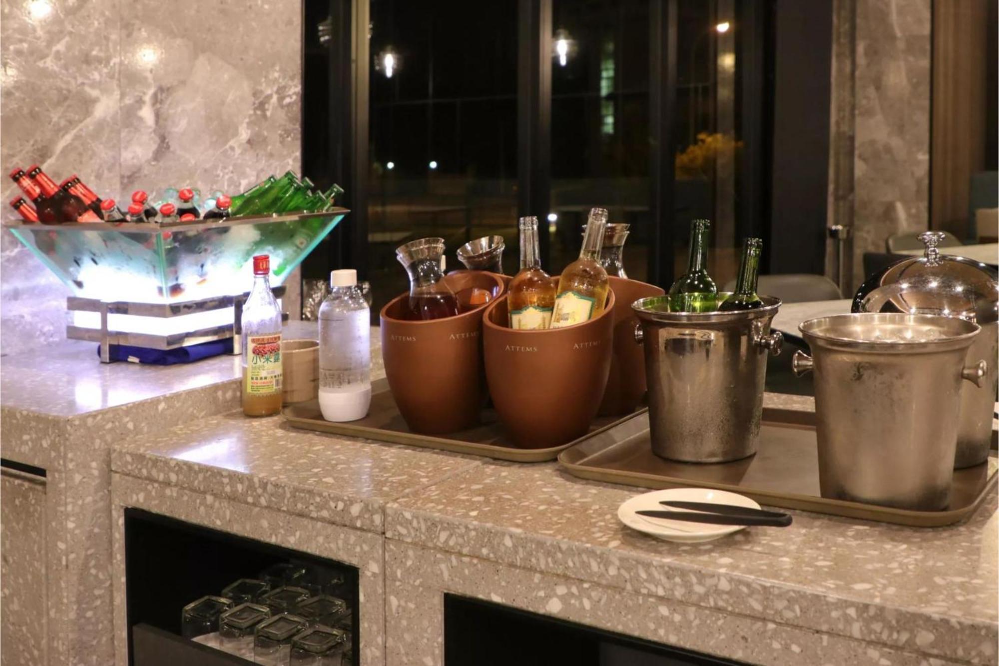 Lakeshore Hotel Hualien Taroko Shunan المظهر الخارجي الصورة A salad bar at a hotel